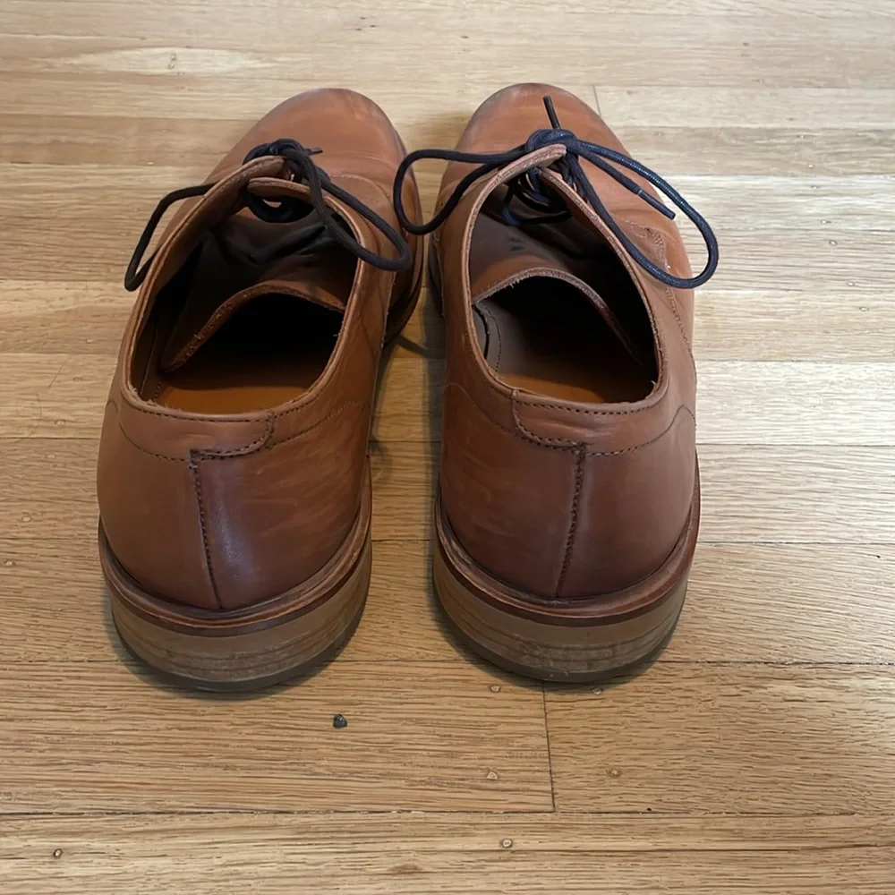 H&M Light Brown Leather Dress Shoes - Picture 3 of 9